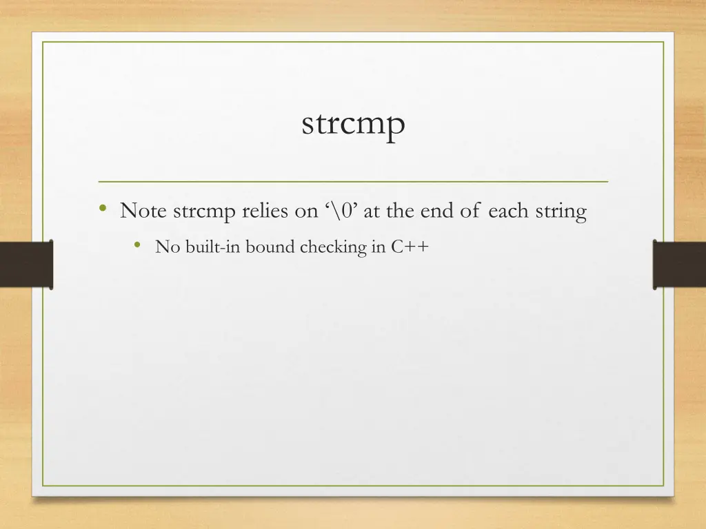 strcmp 1