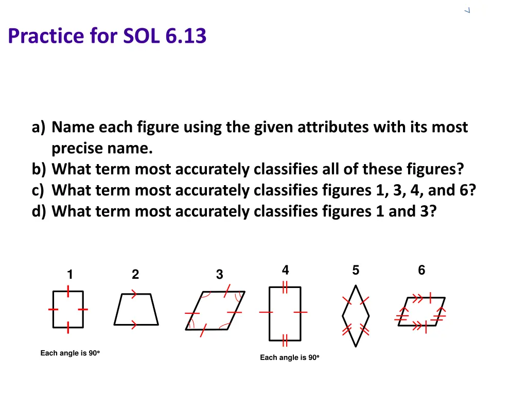 practice for sol 6 13