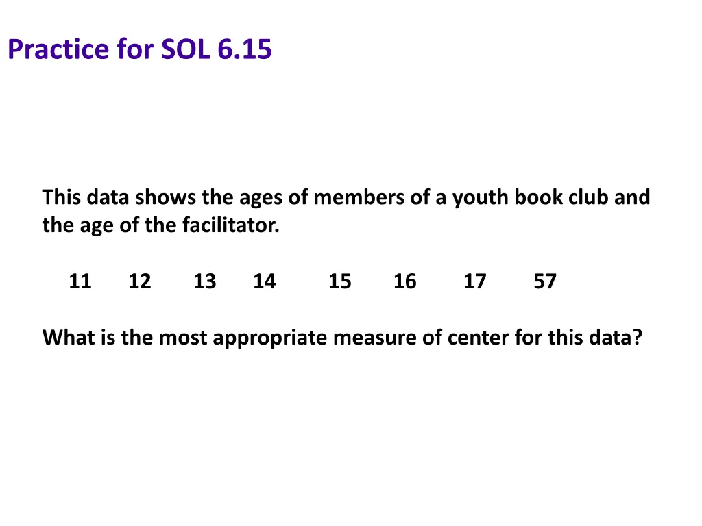 practice for sol 6 15 1