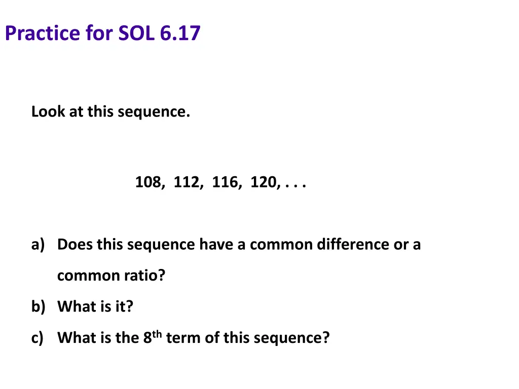 practice for sol 6 17 2