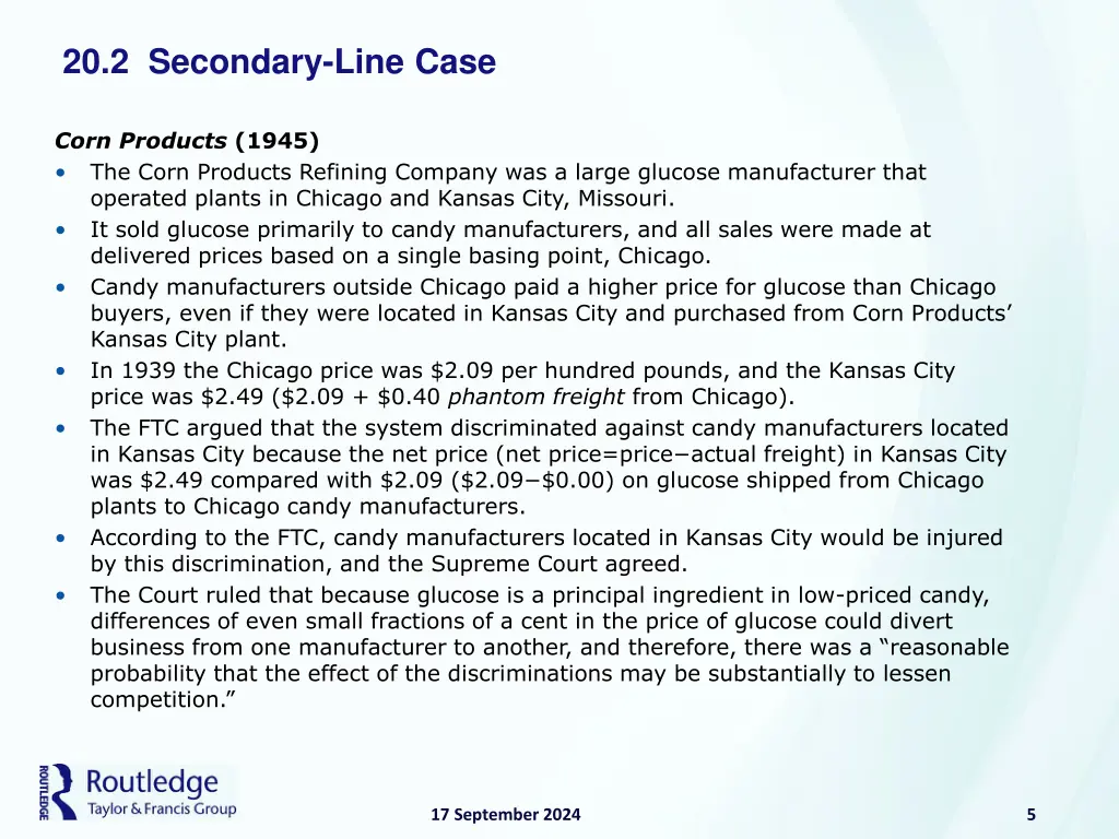 20 2 secondary line case