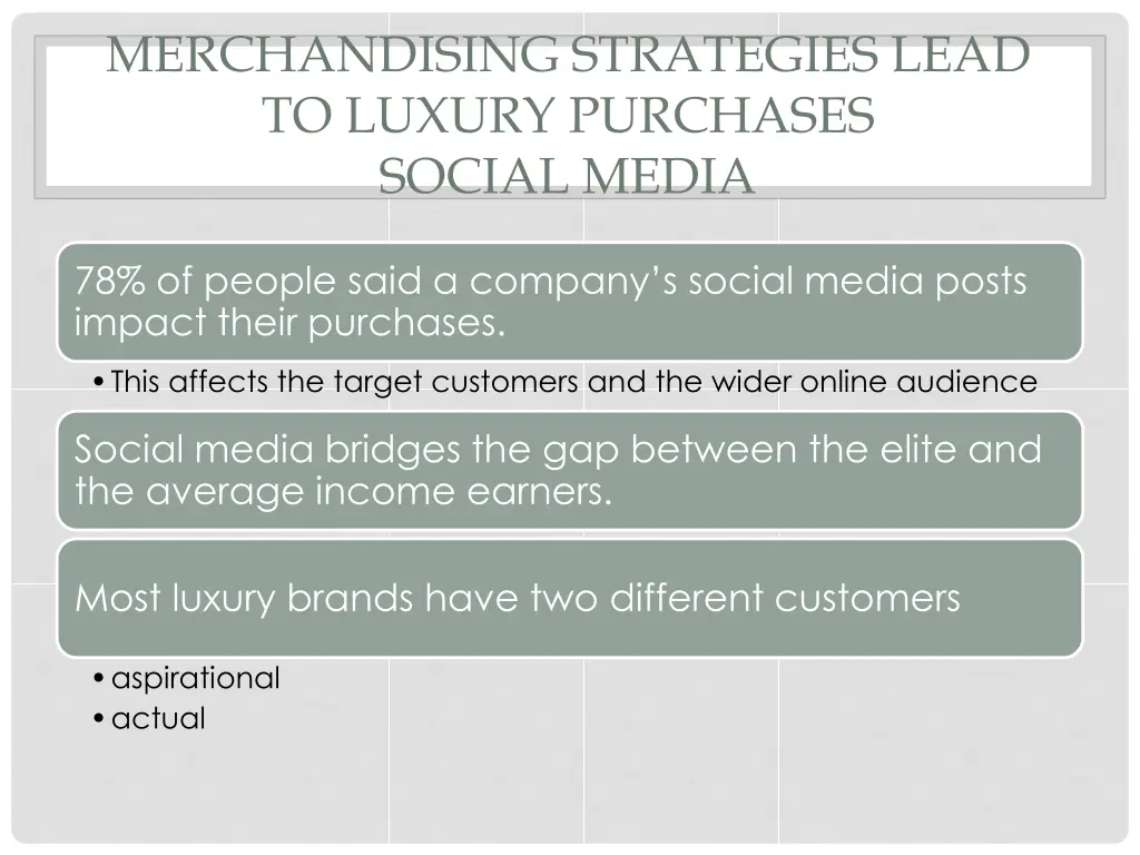 merchandising strategies lead to luxury purchases 11