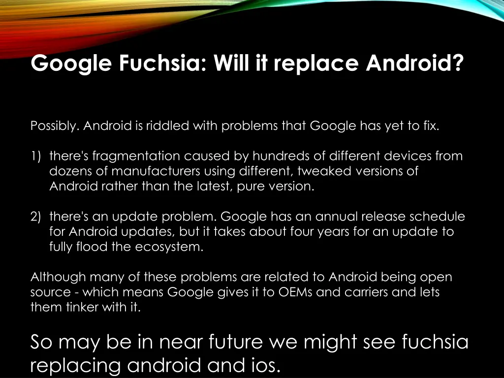 google fuchsia will it replace android