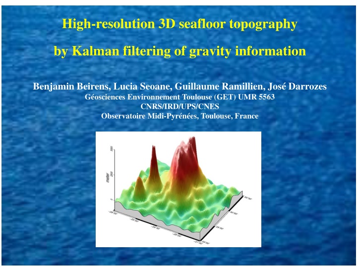 high resolution 3d seafloor topography