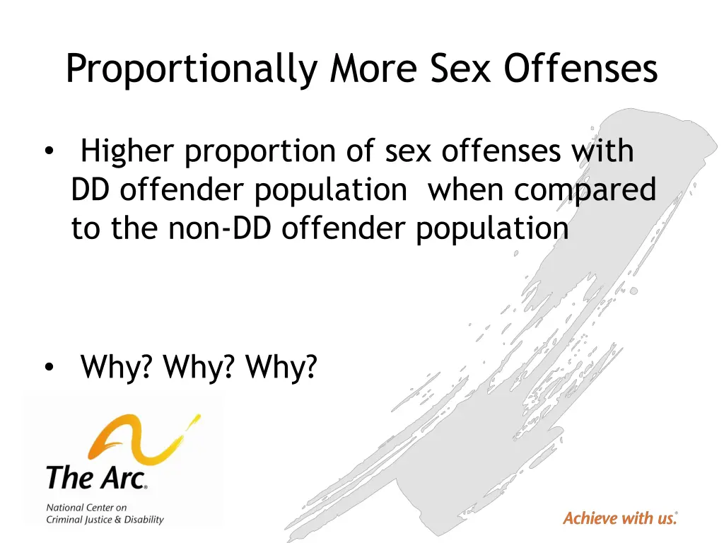 proportionally more sex offenses