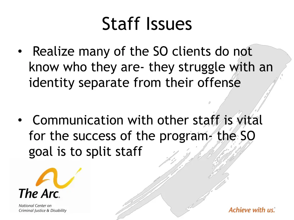 staff issues 1