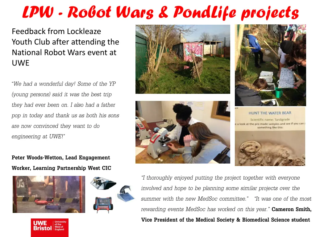 lpw robot wars pondlife projects