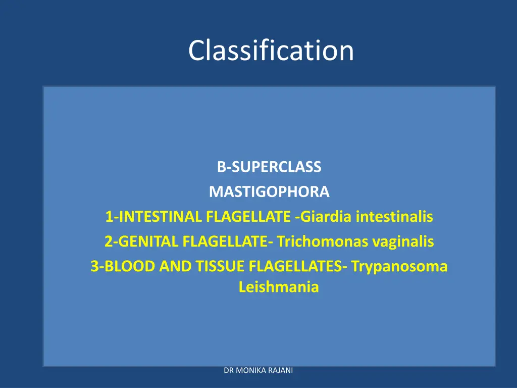 classification