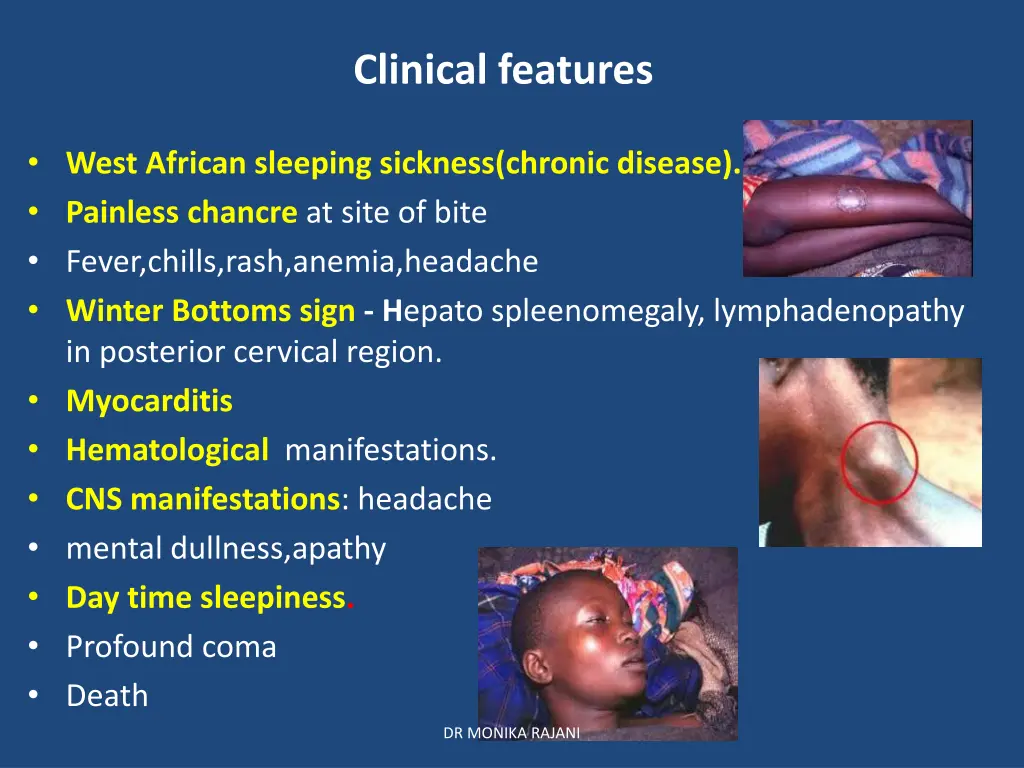 clinical features