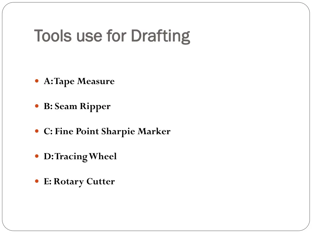 tools use for drafting tools use for drafting