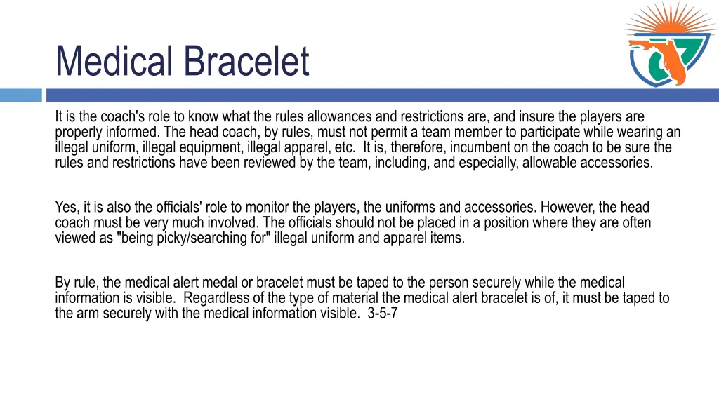 medical bracelet