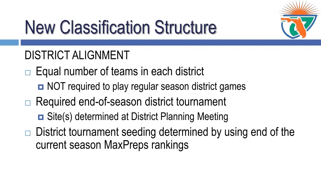 new classification structure 1