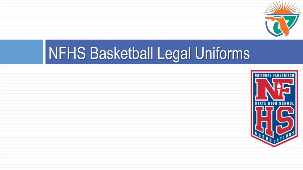 nfhs basketball legal uniforms