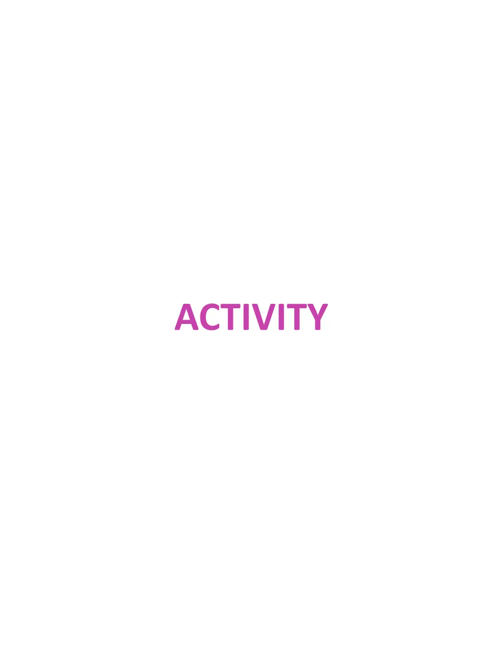 activity 1