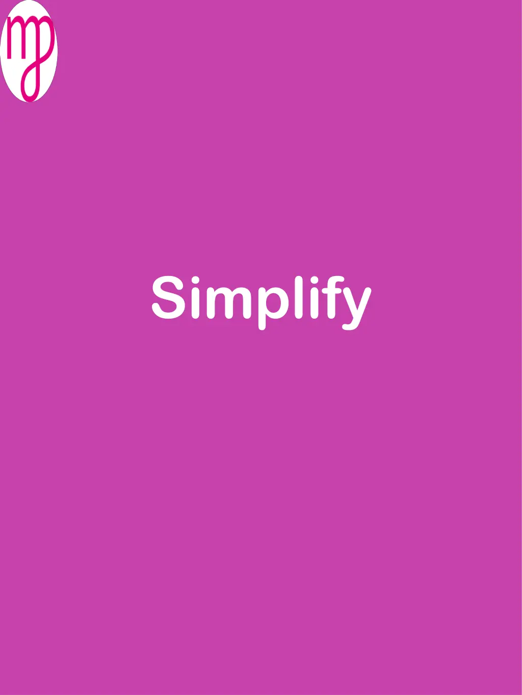 simplify