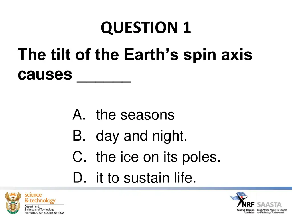 question 1