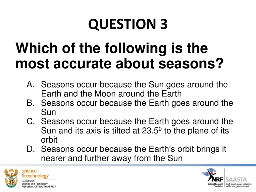 question 3