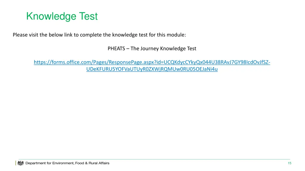 knowledge test 1