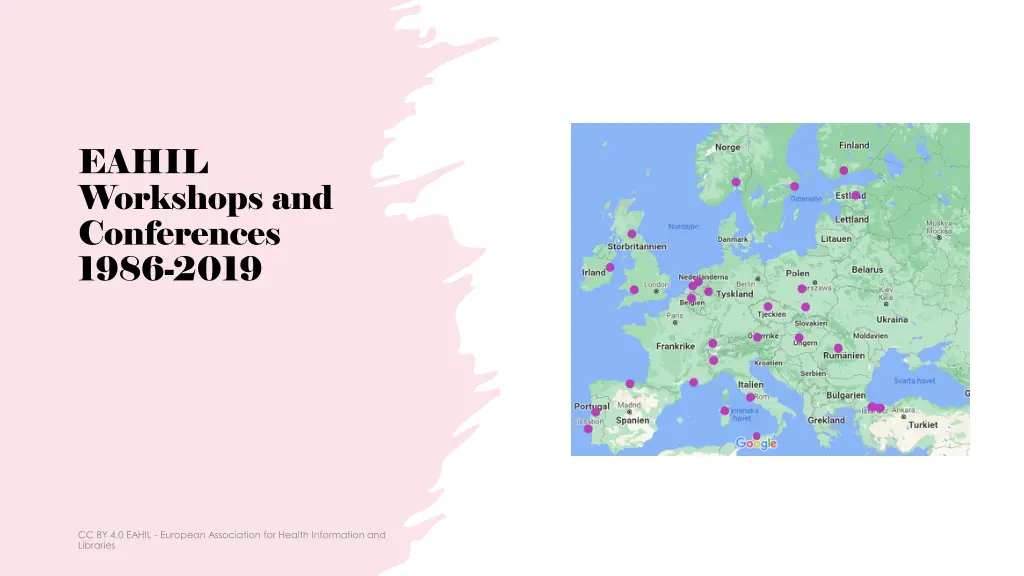 eahil workshops and conferences 1986 2019