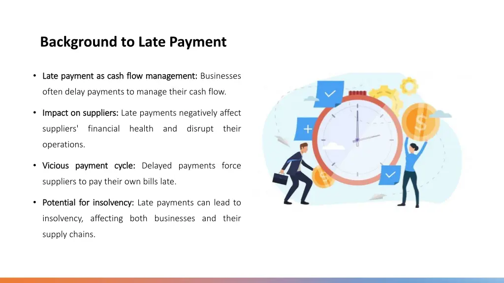 background to late payment