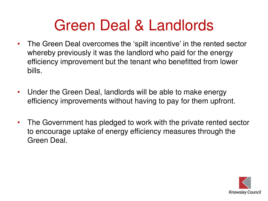 green deal landlords