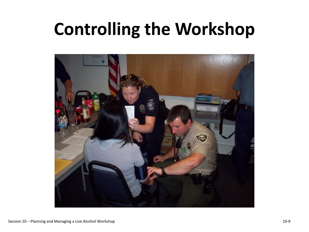 controlling the workshop