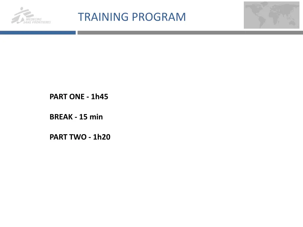 training program