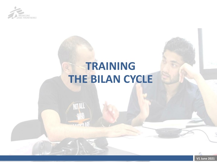 training the bilan cycle