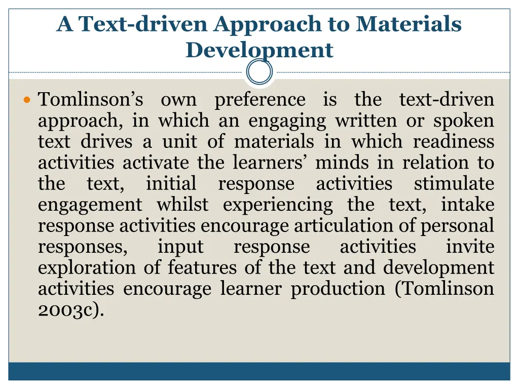 a text driven approach to materials development