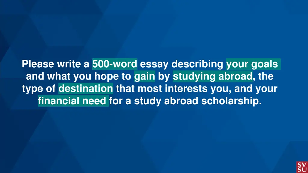 please write a 500 word essay describing your