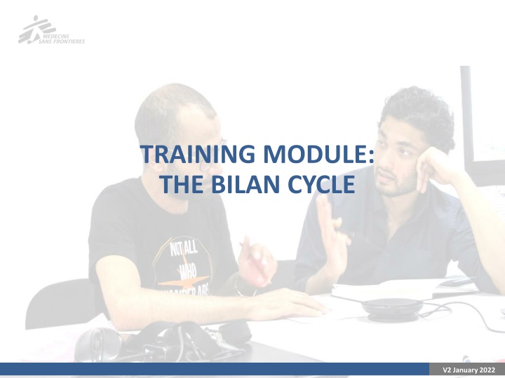 training module the bilan cycle