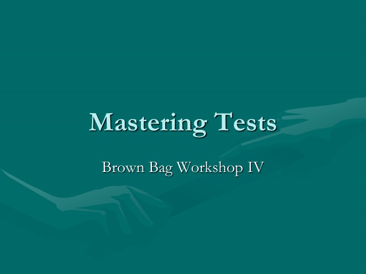 mastering tests