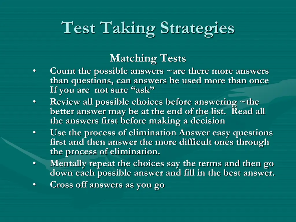 test taking strategies 2