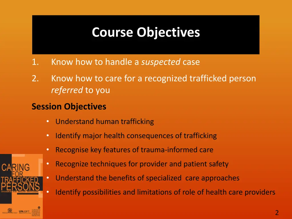 course objectives