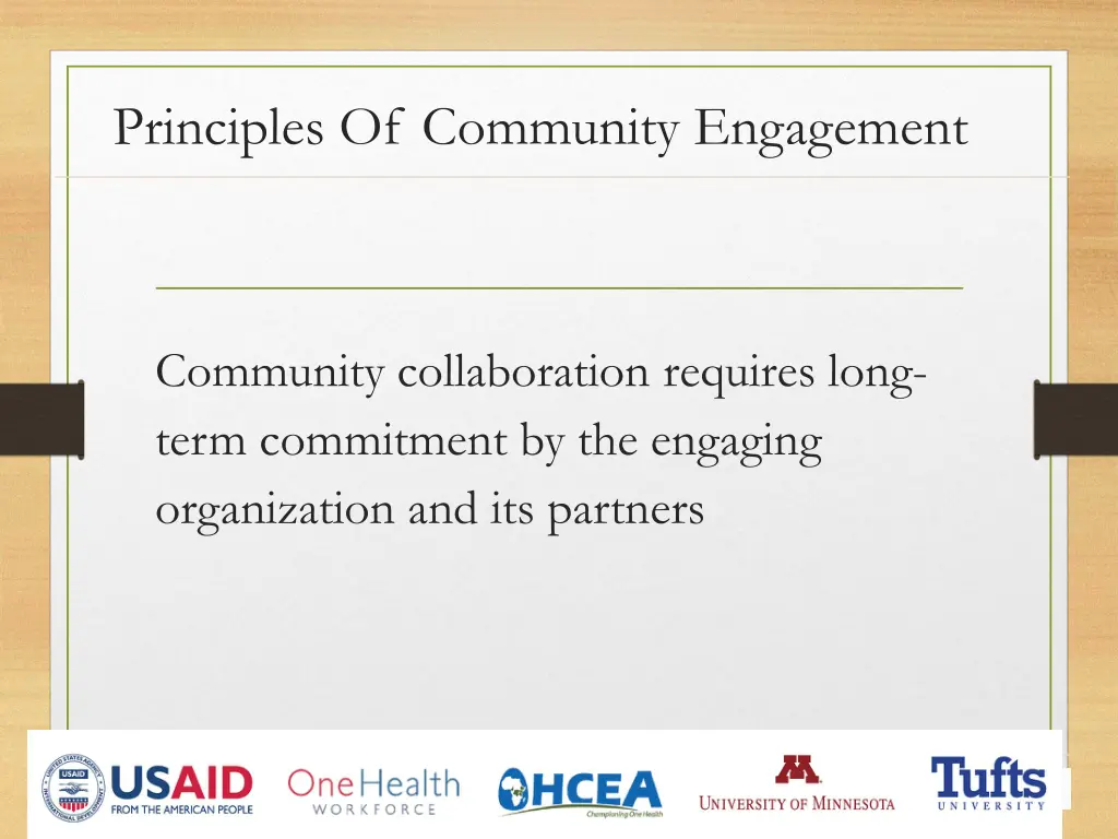 principles of community engagement 3