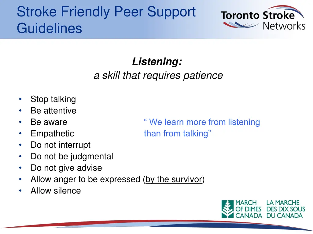 stroke friendly peer support guidelines 8