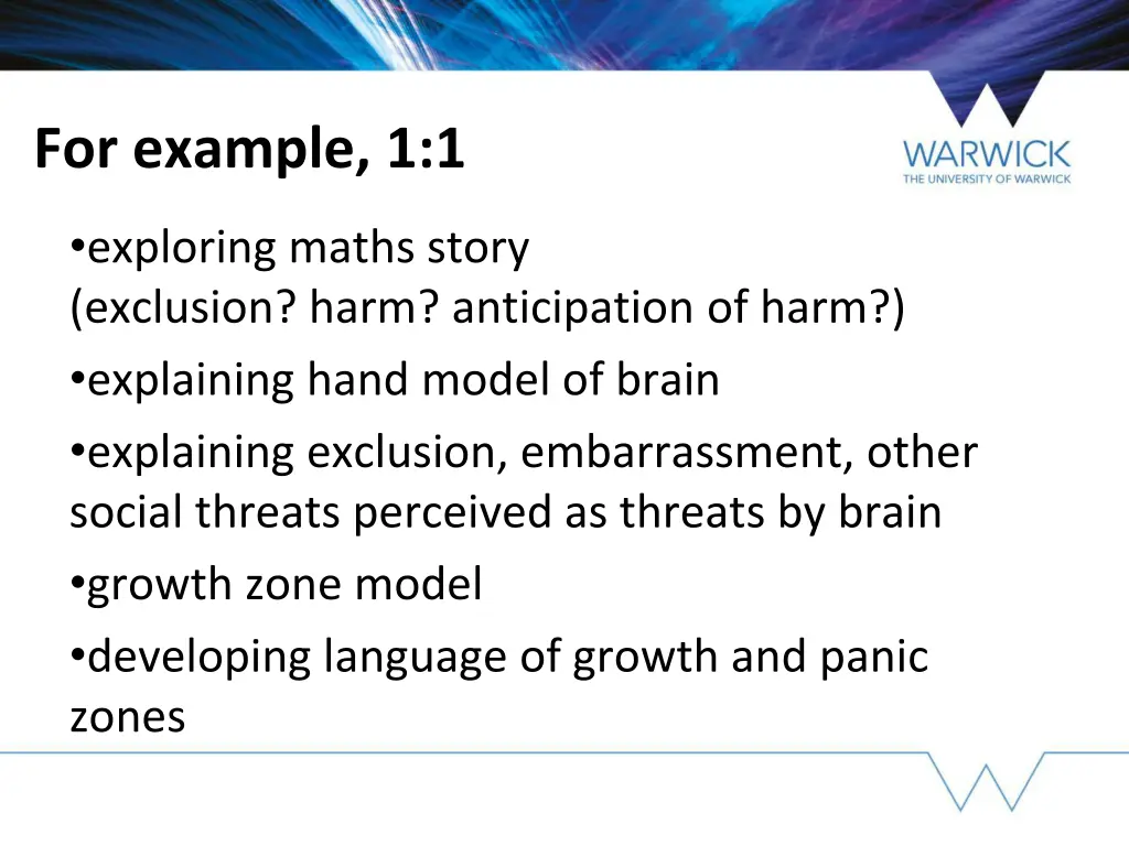 for example 1 1