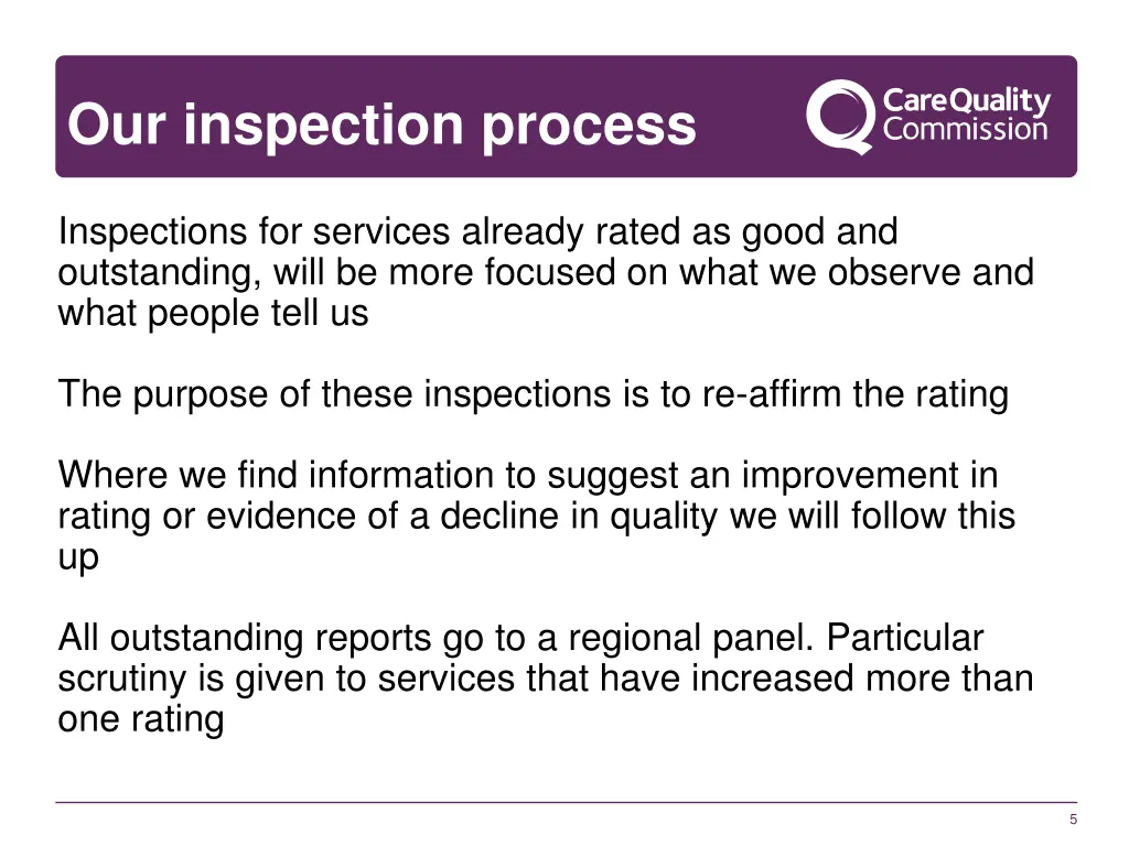 our inspection process 1