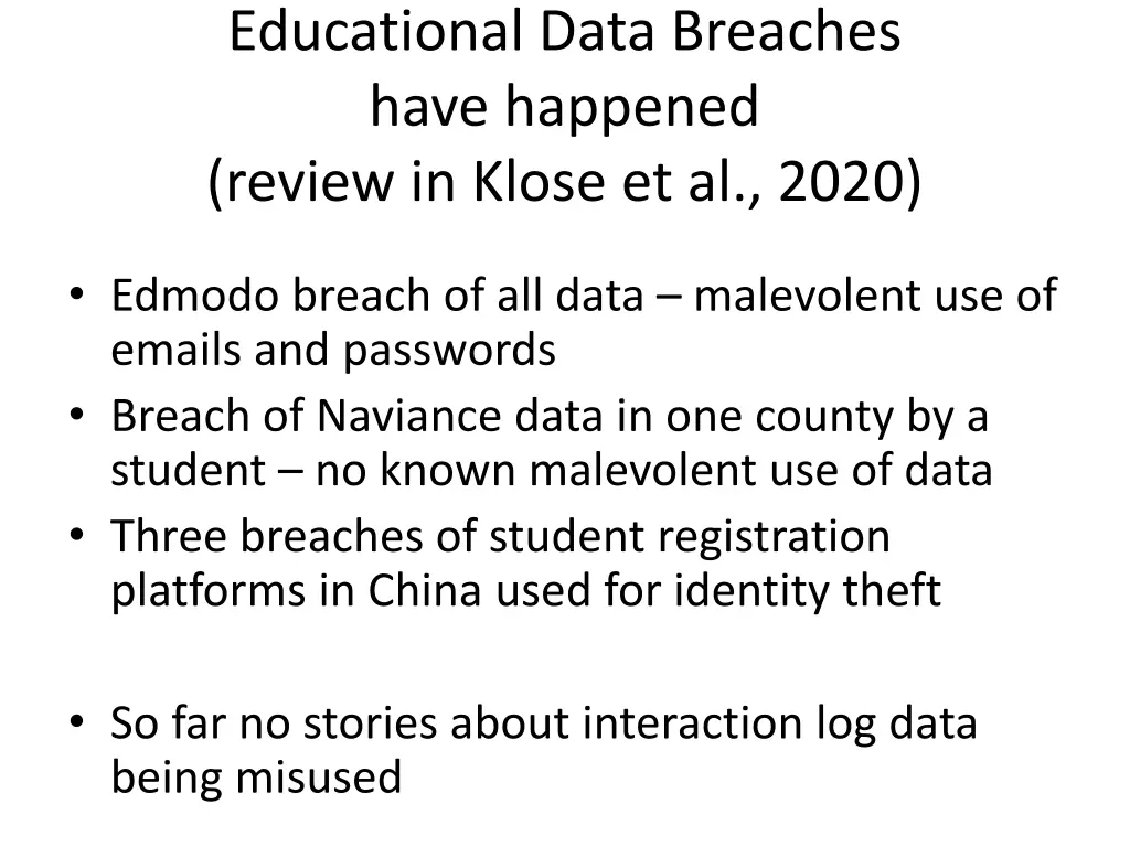 educational data breaches have happened review