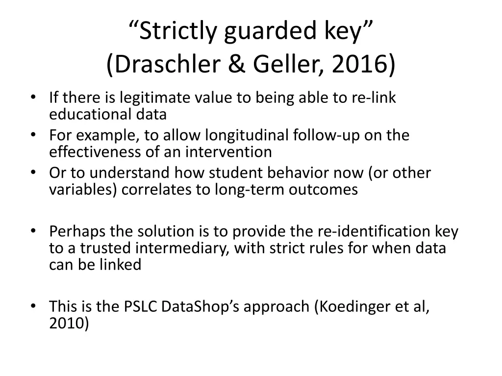 strictly guarded key draschler geller 2016