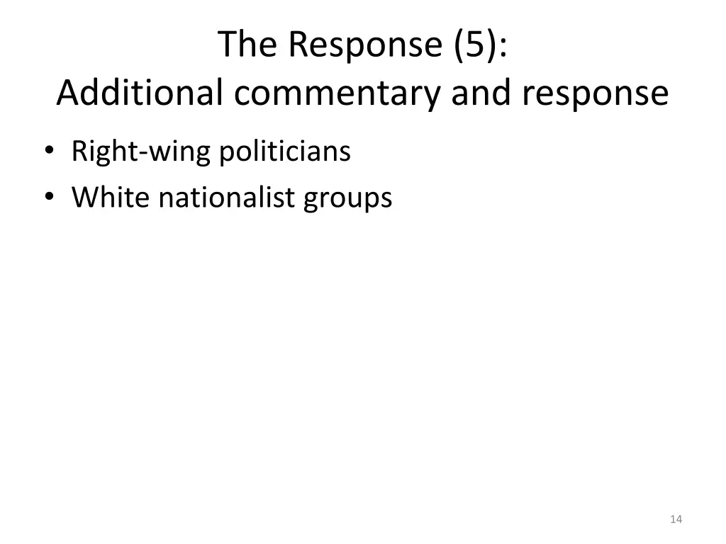 the response 5