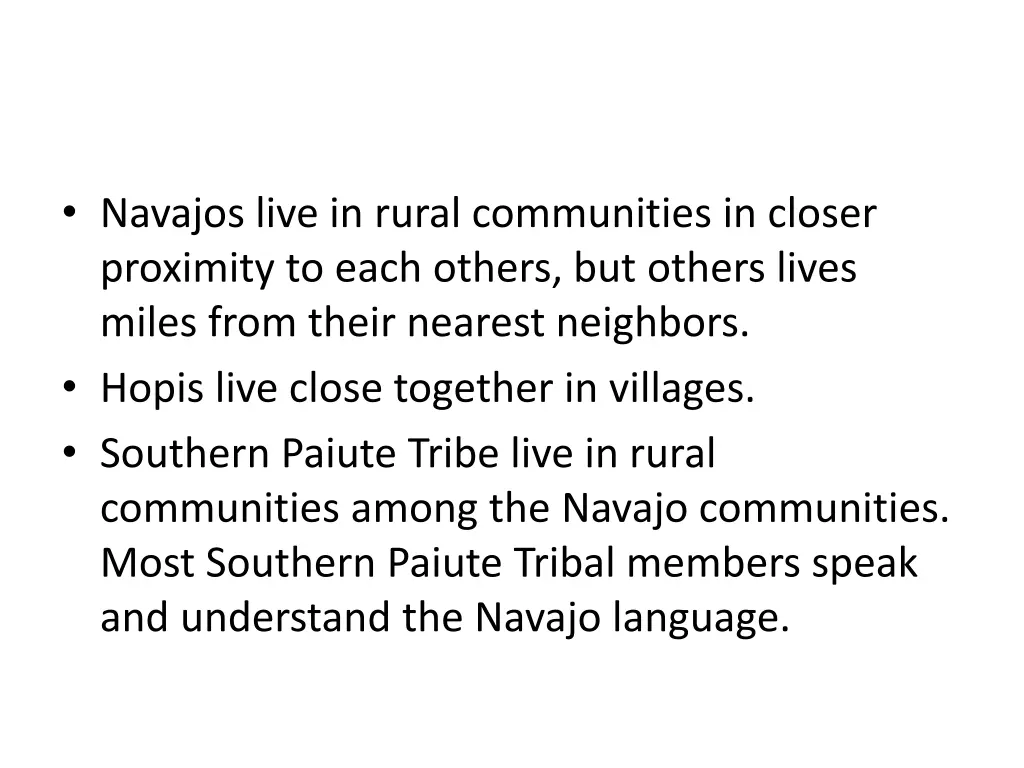 navajos live in rural communities in closer