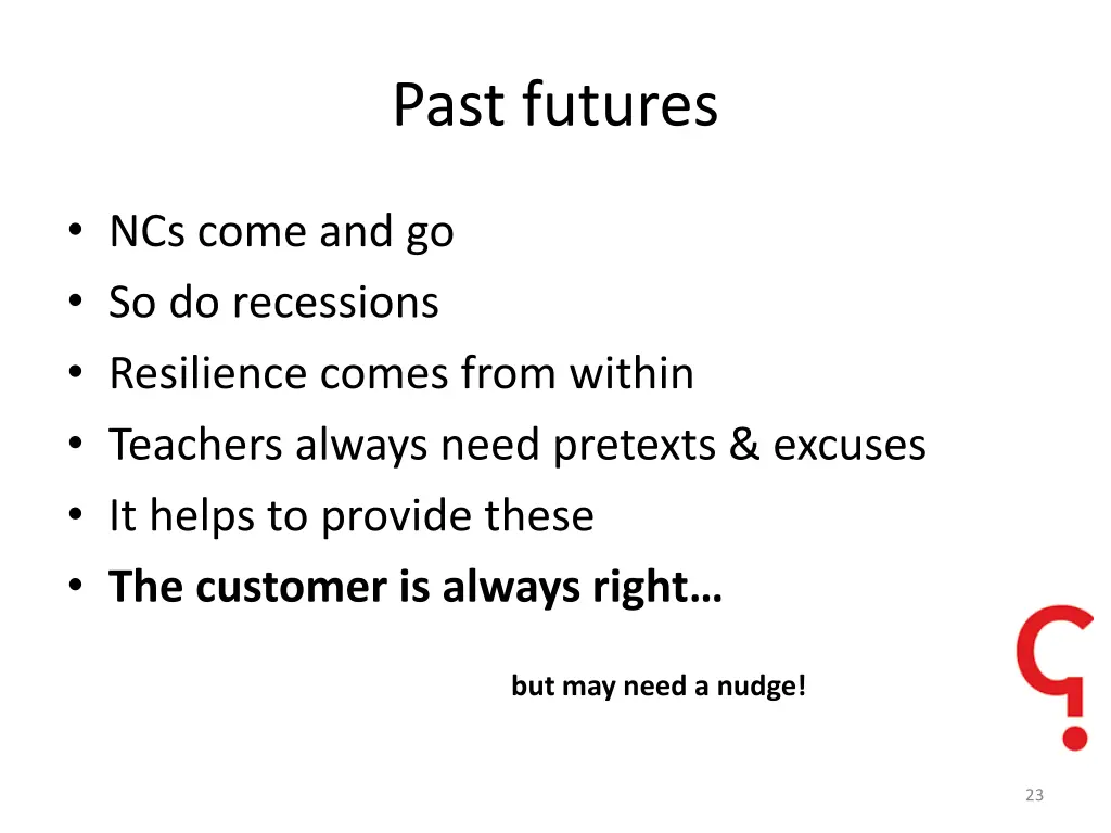 past futures