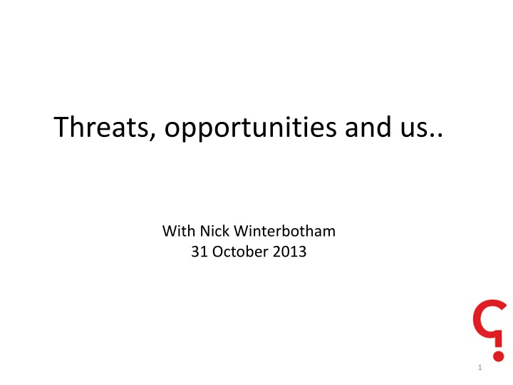 threats opportunities and us