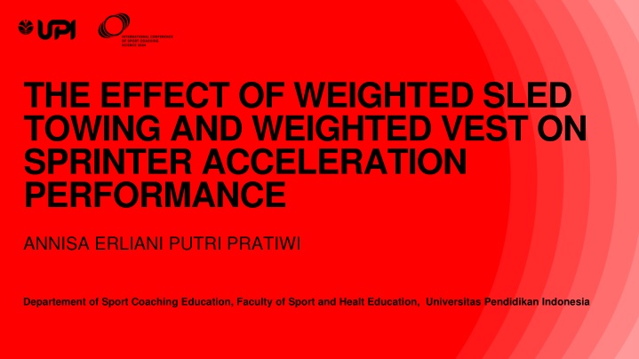 the effect of weighted sled towing and weighted