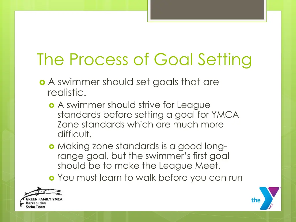 the process of goal setting 3