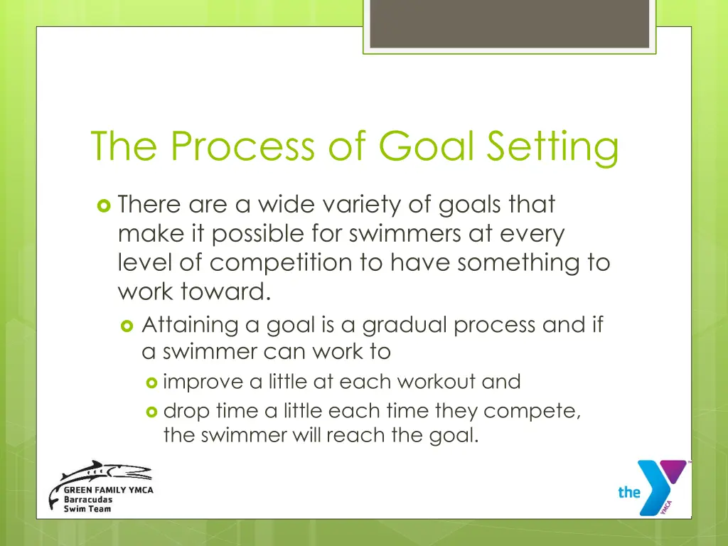 the process of goal setting 5