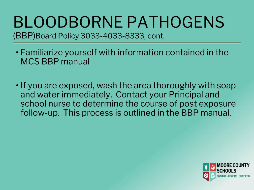 bloodborne pathogens bbp board policy 3033 4033 1