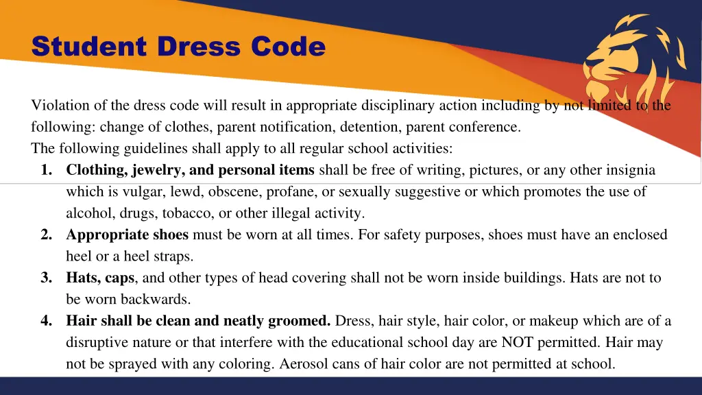 student dress code 1