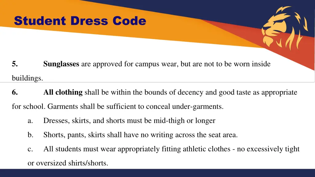 student dress code 2